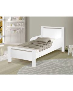 Mini Cama Infantil Branca Adesivada