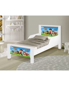 Mini Cama Infantil Adesivada Cães