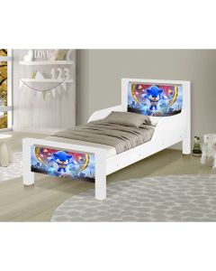 Mini Cama Infantil Game Adesivada com Colchão